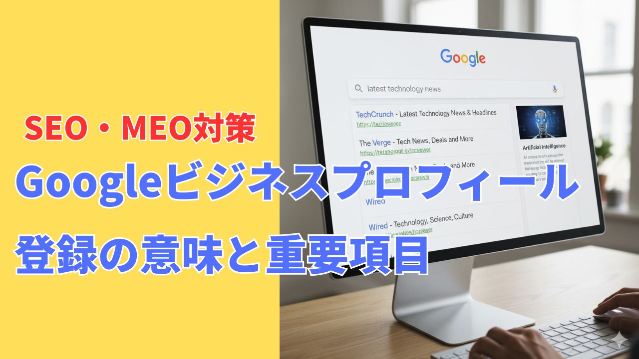 Googleビジネスプロフィール登録の意味と重要項目 | LUCKIT-MEDIA